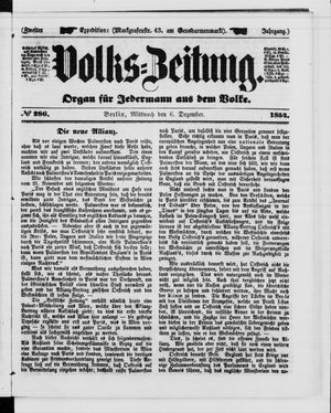 Volks-Zeitung on Dec 6, 1854