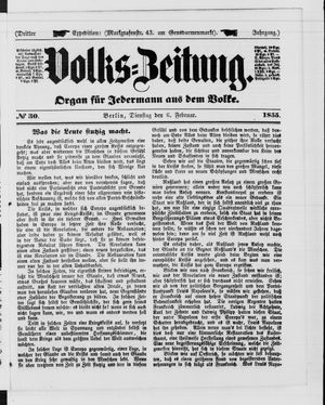 Volks-Zeitung on Feb 6, 1855