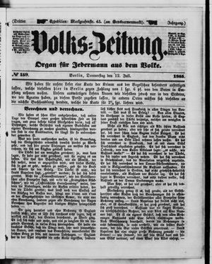 Volks-Zeitung on Jul 12, 1855
