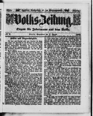 Volks-Zeitung vom 05.01.1856