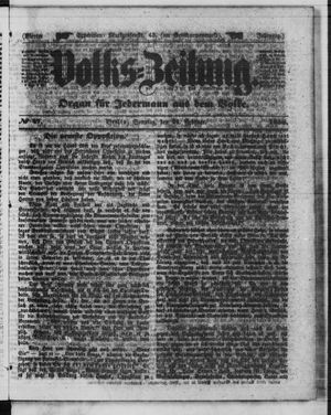 Volks-Zeitung vom 24.02.1856