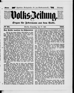Volks-Zeitung on Jul 17, 1856