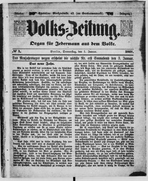 Volks-Zeitung on Jan 1, 1857
