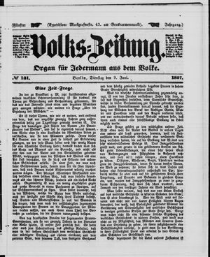 Volks-Zeitung on Jun 9, 1857