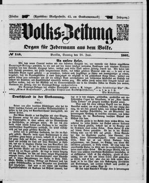 Volks-Zeitung on Jun 28, 1857