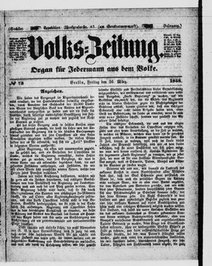 Volks-Zeitung on Mar 26, 1858