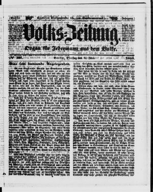 Volks-Zeitung vom 08.06.1858