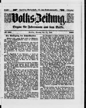 Volks-Zeitung on Jun 13, 1858