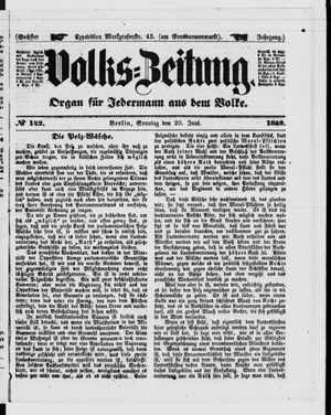 Volks-Zeitung on Jun 20, 1858