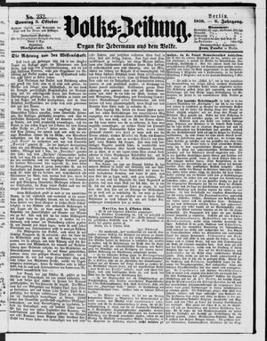 Volks-Zeitung vom 03.10.1858