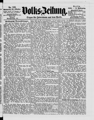 Volks-Zeitung vom 20.10.1858