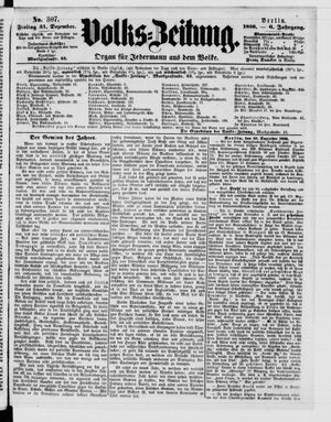 Volks-Zeitung vom 31.12.1858