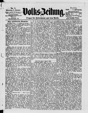Volks-Zeitung on Jan 4, 1859
