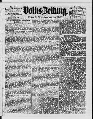 Volks-Zeitung on Jan 22, 1859