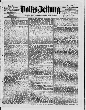 Volks-Zeitung on Jan 23, 1859