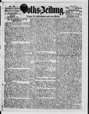 Volks-Zeitung vom 25.01.1859