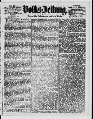 Volks-Zeitung vom 27.01.1859