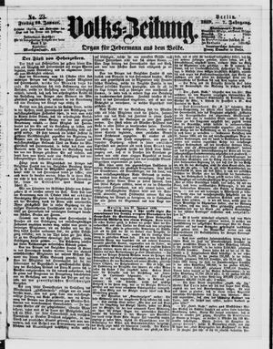 Volks-Zeitung vom 28.01.1859