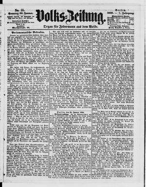 Volks-Zeitung vom 30.01.1859