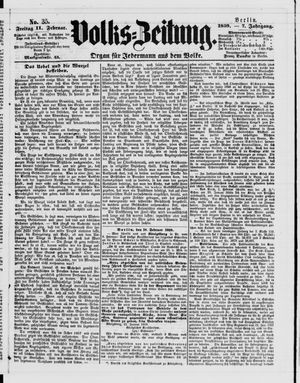 Volks-Zeitung vom 11.02.1859