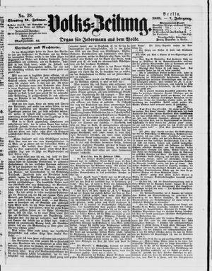 Volks-Zeitung vom 15.02.1859