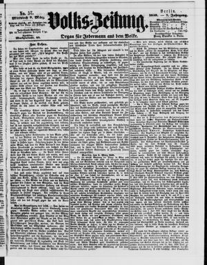 Volks-Zeitung vom 09.03.1859