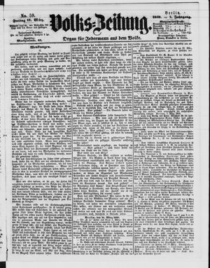 Volks-Zeitung on Mar 11, 1859