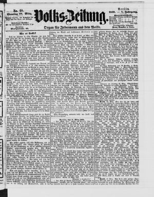 Volks-Zeitung vom 22.03.1859