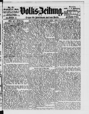 Volks-Zeitung on Mar 23, 1859