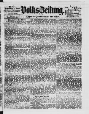 Volks-Zeitung vom 07.04.1859