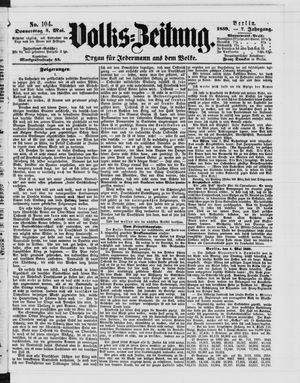 Volks-Zeitung vom 05.05.1859