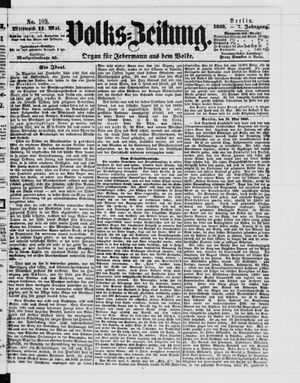 Volks-Zeitung vom 11.05.1859