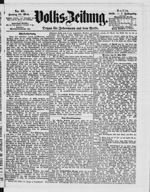 Volks-Zeitung on May 13, 1859