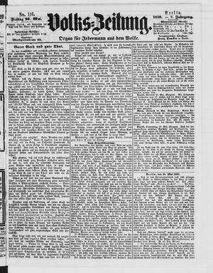 Volks-Zeitung vom 20.05.1859
