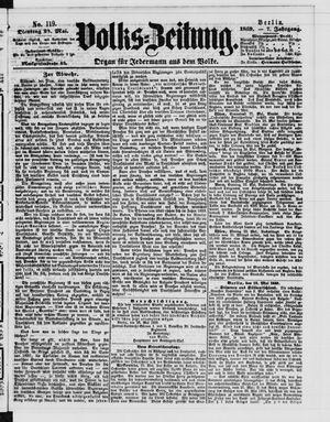 Volks-Zeitung vom 24.05.1859