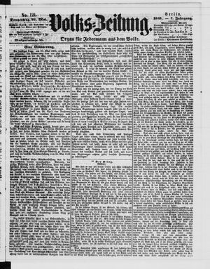 Volks-Zeitung vom 26.05.1859