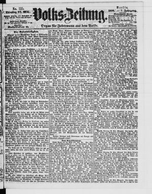 Volks-Zeitung vom 31.05.1859