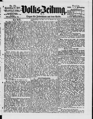Volks-Zeitung vom 14.07.1859