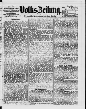Volks-Zeitung vom 16.07.1859