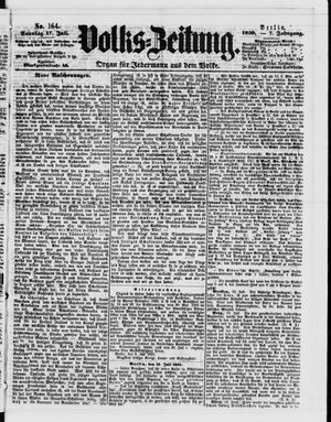 Volks-Zeitung vom 17.07.1859