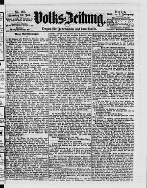 Volks-Zeitung vom 19.07.1859