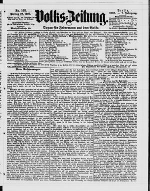 Volks-Zeitung vom 22.07.1859