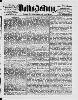 Volks-Zeitung vom 26.07.1859