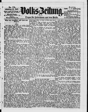 Volks-Zeitung vom 31.07.1859