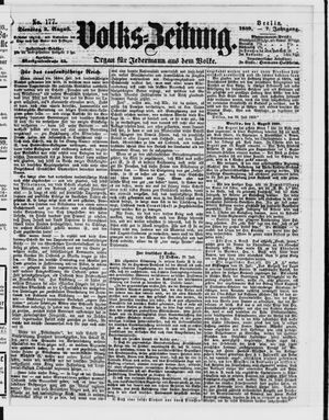 Volks-Zeitung vom 02.08.1859