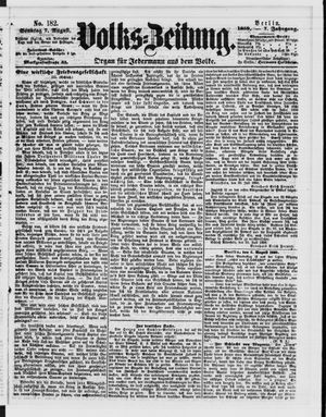 Volks-Zeitung on Aug 7, 1859