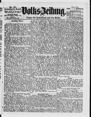 Volks-Zeitung vom 11.08.1859