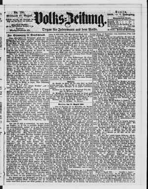 Volks-Zeitung vom 17.08.1859