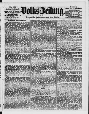 Volks-Zeitung vom 26.08.1859