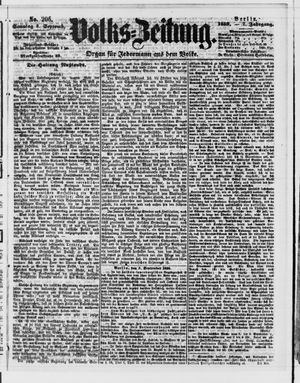 Volks-Zeitung on Sep 4, 1859